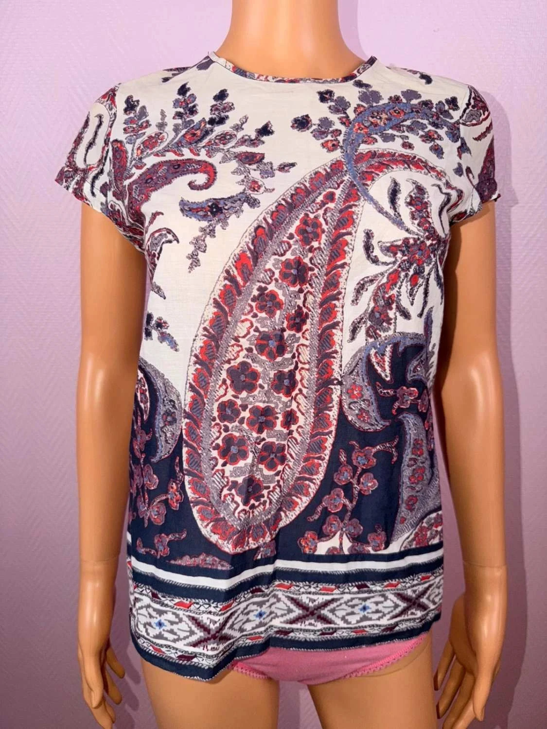 Blouse T-shirt, Isabelle marrant size 38 – photo 2